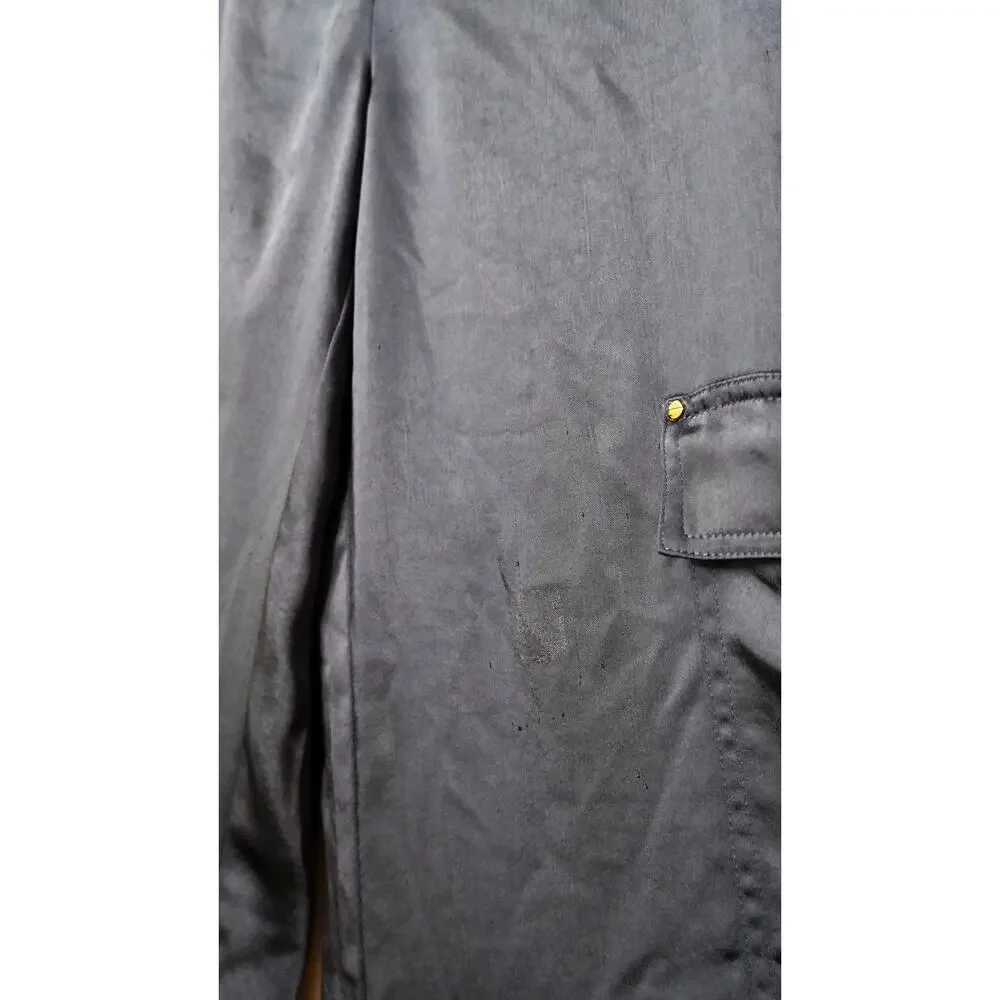 Michael Kors Satin Cargo Pants • Designer Luxe Utility Chic Sz S - Picture 6 of 9